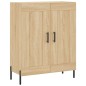 vidaXL Aparador alto madera contrachapada color roble 69,5x34x180 cm vidaXL Aparador alto madera contrachapada color roble 69,5x34x180 cm