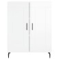 vidaXL Aparador alto madera contrachapada blanco brillo 69,5x34x180 cm vidaXL Aparador alto madera contrachapada blanco brillo 69,5x34x180 cm