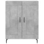 vidaXL Aparador alto madera contrachapada gris hormigón 69,5x34x180 cm vidaXL Aparador alto madera contrachapada gris hormigón 69,5x34x180 cm