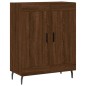 vidaXL Aparador alto madera contrachapada marrón roble 69,5x34x180 cm