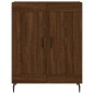 vidaXL Aparador alto madera contrachapada marrón roble 69,5x34x180 cm