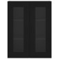 vidaXL Aparador alto madera contrachapada negro 69,5x34x180 cm vidaXL Aparador alto madera contrachapada negro 69,5x34x180 cm
