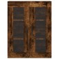 vidaXL Aparador alto madera contrachapada roble ahumado 69,5x34x180 cm vidaXL Aparador alto madera contrachapada roble ahumado 69,5x34x180 cm
