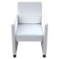 vidaXL Sillas de comedor 6 uds cuero sintético blanco vidaXL Sillas de comedor 6 uds cuero sintético blanco