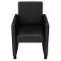  vidaXL Sillas de comedor 6 unidades cuero sintético negro