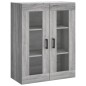 vidaXL Aparador alto madera contrachapada gris sonoma 69,5x34x180 cm vidaXL Aparador alto madera contrachapada gris sonoma 69,5x34x180 cm