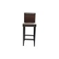 vidaXL Taburetes de cocina 6 unidades cuero sintético marrón oscuro vidaXL Taburetes de cocina 6 unidades cuero sintético marrón oscuro