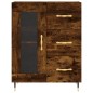 vidaXL Aparador alto madera contrachapada roble ahumado 69,5x34x180 cm vidaXL Aparador alto madera contrachapada roble ahumado 69,5x34x180 cm