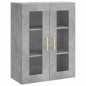vidaXL Aparador alto madera contrachapada gris hormigón 69,5x34x180 cm vidaXL Aparador alto madera contrachapada gris hormigón 69,5x34x180 cm