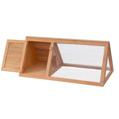 vidaXL Conejera jaula de animales de madera  
