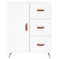 vidaXL Aparador alto madera contrachapada blanco 69,5x34x180 cm vidaXL Aparador alto madera contrachapada blanco 69,5x34x180 cm