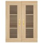 vidaXL Aparador alto madera contrachapada color roble 69,5x34x180 cm vidaXL Aparador alto madera contrachapada color roble 69,5x34x180 cm