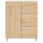 vidaXL Aparador alto madera contrachapada color roble 69,5x34x180 cm vidaXL Aparador alto madera contrachapada color roble 69,5x34x180 cm