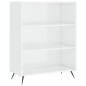 vidaXL Aparador alto madera contrachapada blanco brillo 69,5x34x180 cm vidaXL Aparador alto madera contrachapada blanco brillo 69,5x34x180 cm