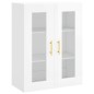 vidaXL Aparador alto madera contrachapada blanco brillo 69,5x34x180 cm vidaXL Aparador alto madera contrachapada blanco brillo 69,5x34x180 cm
