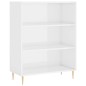 vidaXL Aparador alto madera contrachapada blanco brillo 69,5x34x180 cm vidaXL Aparador alto madera contrachapada blanco brillo 69,5x34x180 cm
