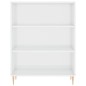 vidaXL Aparador alto madera contrachapada blanco brillo 69,5x34x180 cm vidaXL Aparador alto madera contrachapada blanco brillo 69,5x34x180 cm