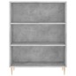 vidaXL Aparador alto madera contrachapada gris hormigón 69,5x34x180 cm vidaXL Aparador alto madera contrachapada gris hormigón 69,5x34x180 cm