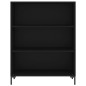 vidaXL Aparador alto madera contrachapada negro 69,5x34x180 cm vidaXL Aparador alto madera contrachapada negro 69,5x34x180 cm