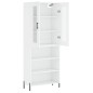vidaXL Aparador alto madera contrachapada blanco 69,5x34x180 cm vidaXL Aparador alto madera contrachapada blanco 69,5x34x180 cm