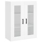 vidaXL Aparador alto madera contrachapada blanco 69,5x34x180 cm vidaXL Aparador alto madera contrachapada blanco 69,5x34x180 cm