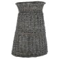 vidaXL Cestas de gatos 3 uds con cojines sauce natural gris 47x34x60cm