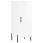vidaXL Aparador alto madera contrachapada blanco brillo 34,5x34x180 cm vidaXL Aparador alto madera contrachapada blanco brillo 34,5x34x180 cm