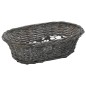 vidaXL Cestas de gatos 3 uds con cojines sauce natural gris 47x34x60cm