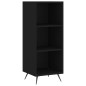 vidaXL Aparador de madera contrachapada negro 34,5x34x180 cm vidaXL Aparador de madera contrachapada negro 34,5x34x180 cm