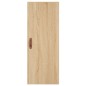 vidaXL Aparador de madera contrachapada roble Sonoma 34,5x34x180 cm vidaXL Aparador de madera contrachapada roble Sonoma 34,5x34x180 cm
