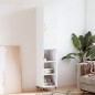 vidaXL Aparador alto madera contrachapada blanco 34,5x34x180 cm vidaXL Aparador alto madera contrachapada blanco 34,5x34x180 cm