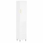 vidaXL Aparador alto madera contrachapada blanco 34,5x34x180 cm vidaXL Aparador alto madera contrachapada blanco 34,5x34x180 cm