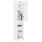 vidaXL Aparador alto madera contrachapada blanco 34,5x34x180 cm vidaXL Aparador alto madera contrachapada blanco 34,5x34x180 cm