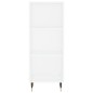 vidaXL Aparador alto madera contrachapada blanco 34,5x34x180 cm vidaXL Aparador alto madera contrachapada blanco 34,5x34x180 cm