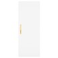 vidaXL Aparador alto madera contrachapada blanco 34,5x34x180 cm vidaXL Aparador alto madera contrachapada blanco 34,5x34x180 cm