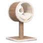 vidaXL Árbol para gatos túnel superior y juguete hierba marina 56 cm vidaXL Árbol para gatos túnel superior y juguete hierba marina 56 cm