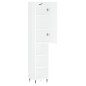 vidaXL Aparador alto madera contrachapada blanco brillo 34,5x34x180 cm vidaXL Aparador alto madera contrachapada blanco brillo 34,5x34x180 cm