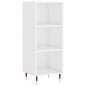 vidaXL Aparador alto madera contrachapada blanco brillo 34,5x34x180 cm vidaXL Aparador alto madera contrachapada blanco brillo 34,5x34x180 cm