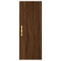 vidaXL Aparador alto madera contrachapada roble marrón 34,5x34x180 cm vidaXL Aparador alto madera contrachapada roble marrón 34,5x34x180 cm