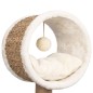 vidaXL Árbol para gatos túnel superior y juguete hierba marina 56 cm vidaXL Árbol para gatos túnel superior y juguete hierba marina 56 cm