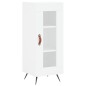 vidaXL Aparador alto madera contrachapada blanco 34,5x34x180 cm vidaXL Aparador alto madera contrachapada blanco 34,5x34x180 cm