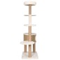 vidaXL Árbol para gatos cojín lujo poste rascador hierba marina 148 cm vidaXL Árbol para gatos cojín lujo poste rascador hierba marina 148 cm