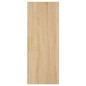 vidaXL Aparador de madera contrachapada roble Sonoma 34,5x34x180 cm vidaXL Aparador de madera contrachapada roble Sonoma 34,5x34x180 cm