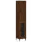 vidaXL Aparador alto madera contrachapada roble marrón 34,5x34x180 cm vidaXL Aparador alto madera contrachapada roble marrón 34,5x34x180 cm