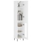 vidaXL Aparador alto madera contrachapada blanco 34,5x34x180 cm vidaXL Aparador alto madera contrachapada blanco 34,5x34x180 cm