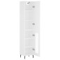 vidaXL Aparador alto madera contrachapada blanco 34,5x34x180 cm vidaXL Aparador alto madera contrachapada blanco 34,5x34x180 cm