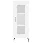 vidaXL Aparador alto madera contrachapada blanco 34,5x34x180 cm vidaXL Aparador alto madera contrachapada blanco 34,5x34x180 cm