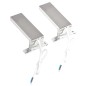 vidaXL Lámparas de espejo 2 W luz blanca cálida 2 unidades vidaXL Lámparas de espejo 2 W luz blanca cálida 2 unidades