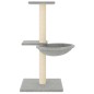 vidaXL Rascador para gatos con postes de sisal gris claro 72 cm vidaXL Rascador para gatos con postes de sisal gris claro 72 cm