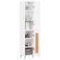 vidaXL Aparador alto madera contrachapada blanco 34,5x34x180 cm vidaXL Aparador alto madera contrachapada blanco 34,5x34x180 cm